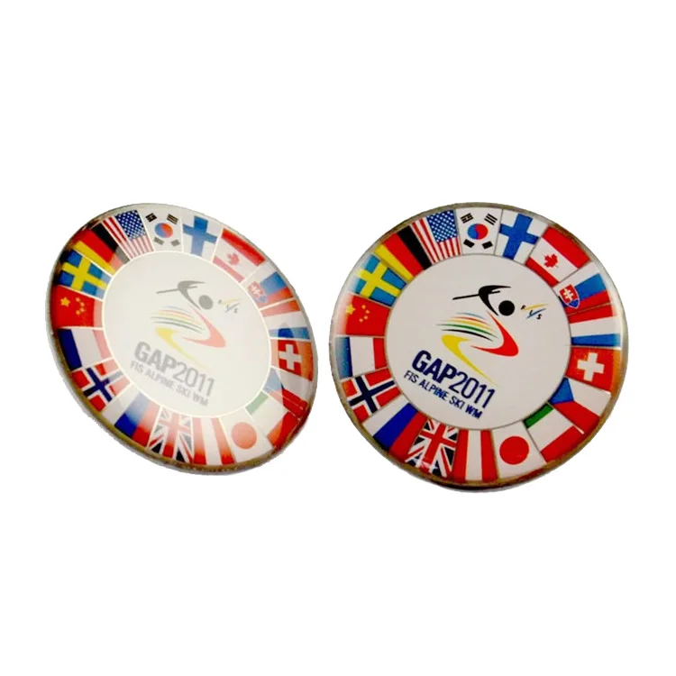 Soft Metal Hard Custom Hard Enamel Logo badge maker machine range rover evouque badge blank button badge