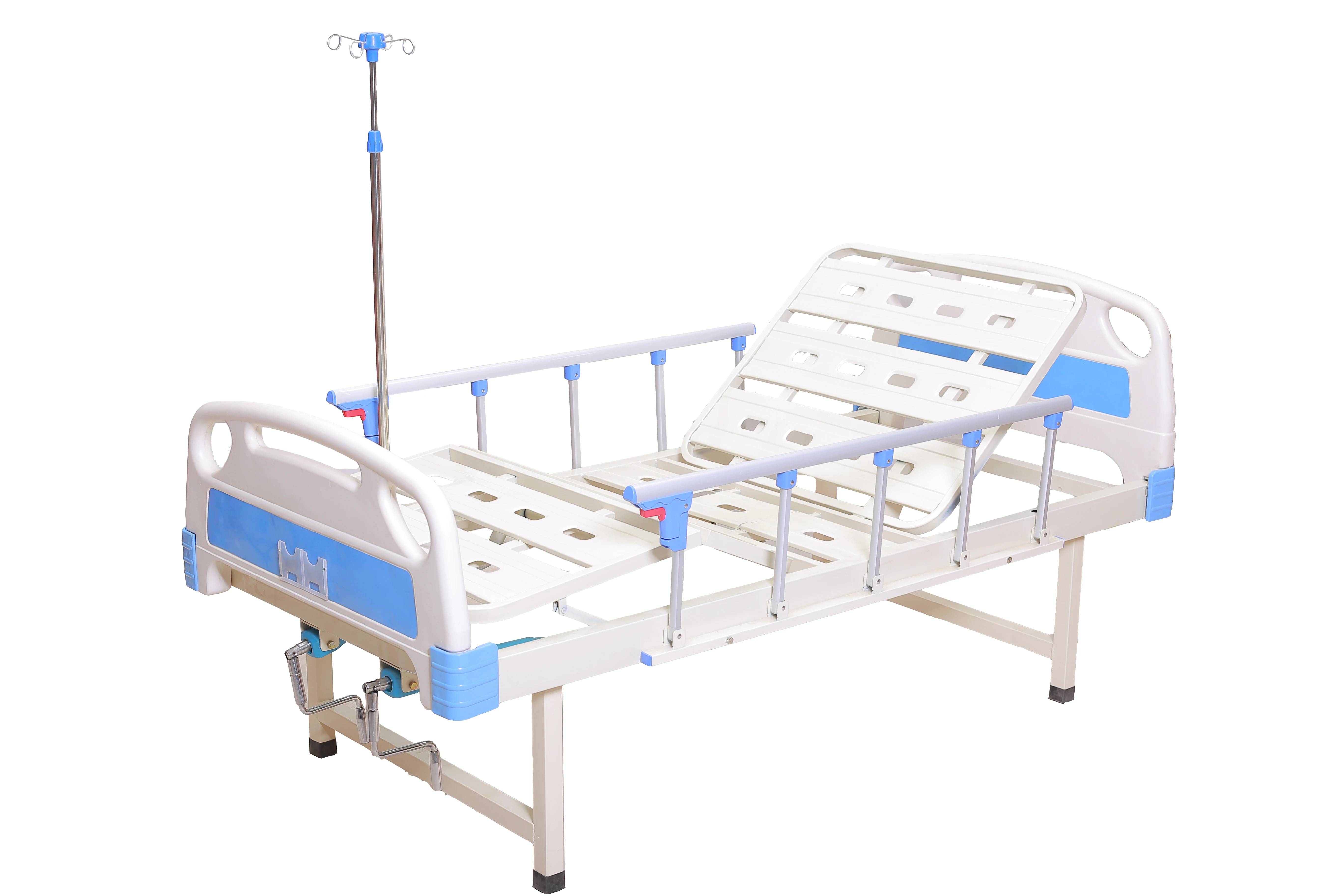  AI DI бесплатный образец медицинская кровать OEM/ODM ABS 2 кривошипа функции ICU Больничная койка для