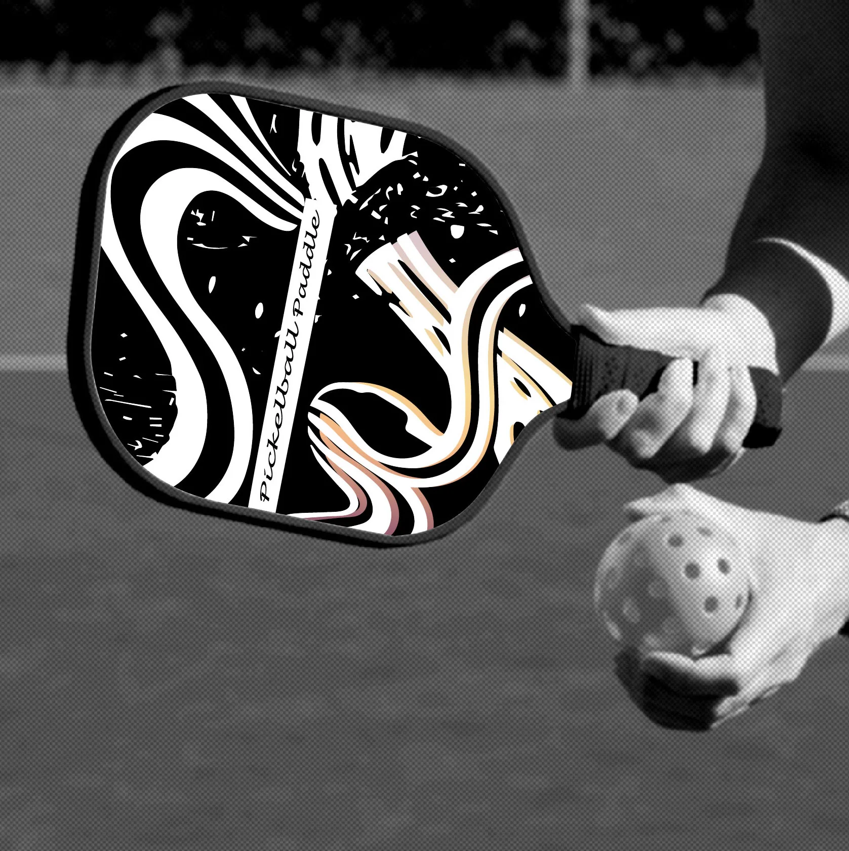 exercise equipment 2024 glass fiber Pickleball paddle Set with bag & 4 picke balls or customized usapa pickleall accessories