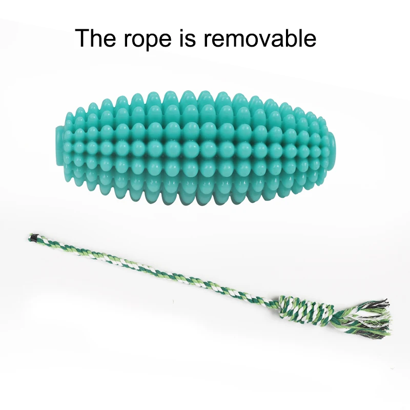 Wellfine 2023 New Pet Toothbrush Toy Clean Teeth Interactive Corn Dog Toys Aggressive Chewers Dog Chew Toy