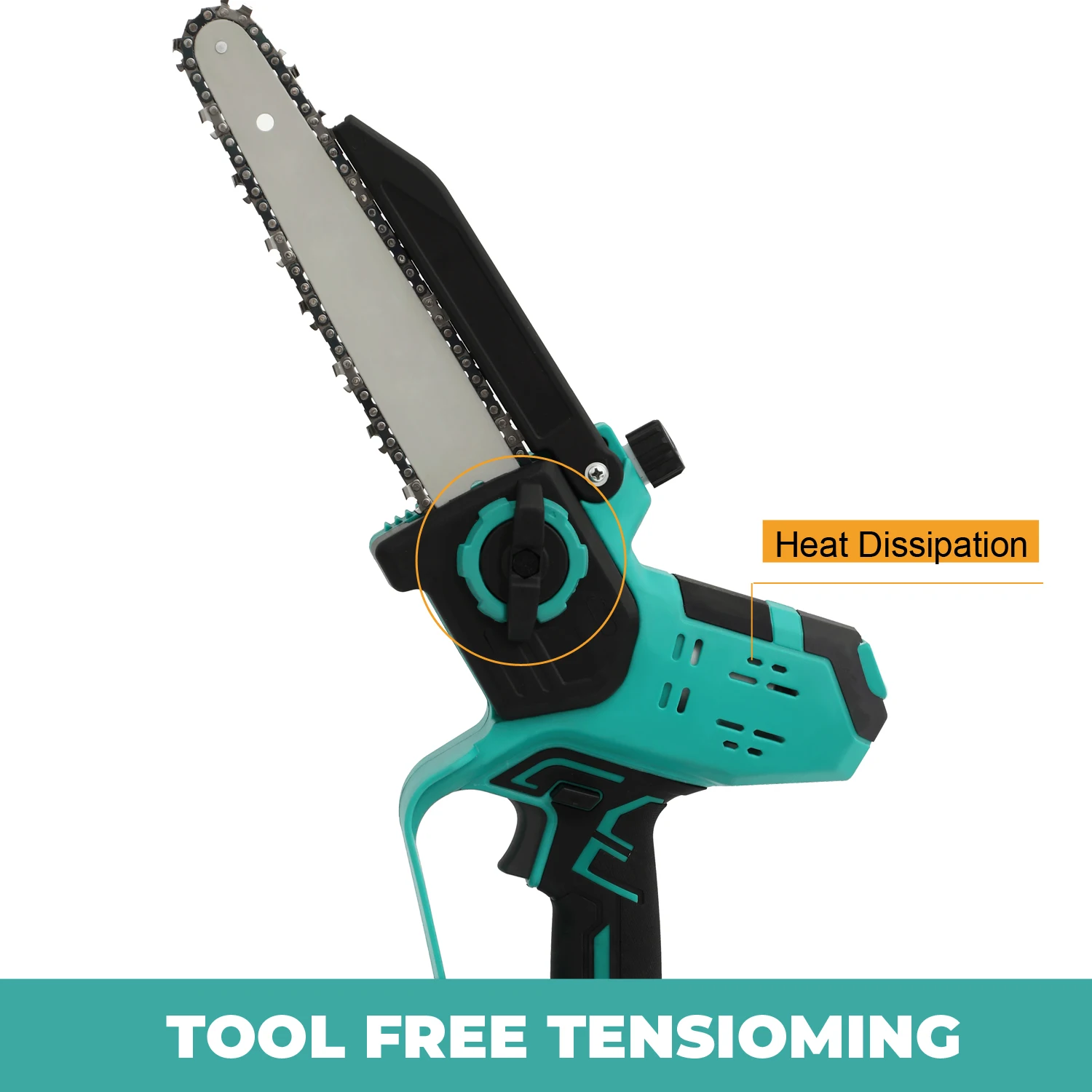 20V Portable Handheld Electric Tree Cutting Cordless Chain Saw Lithium Battery Mini Chainsaw Electrical For Wood