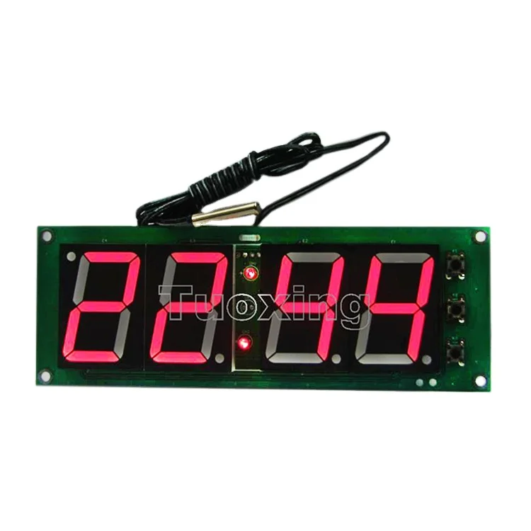 1.5 inch 4 digit digital clock circuit module calendar clock