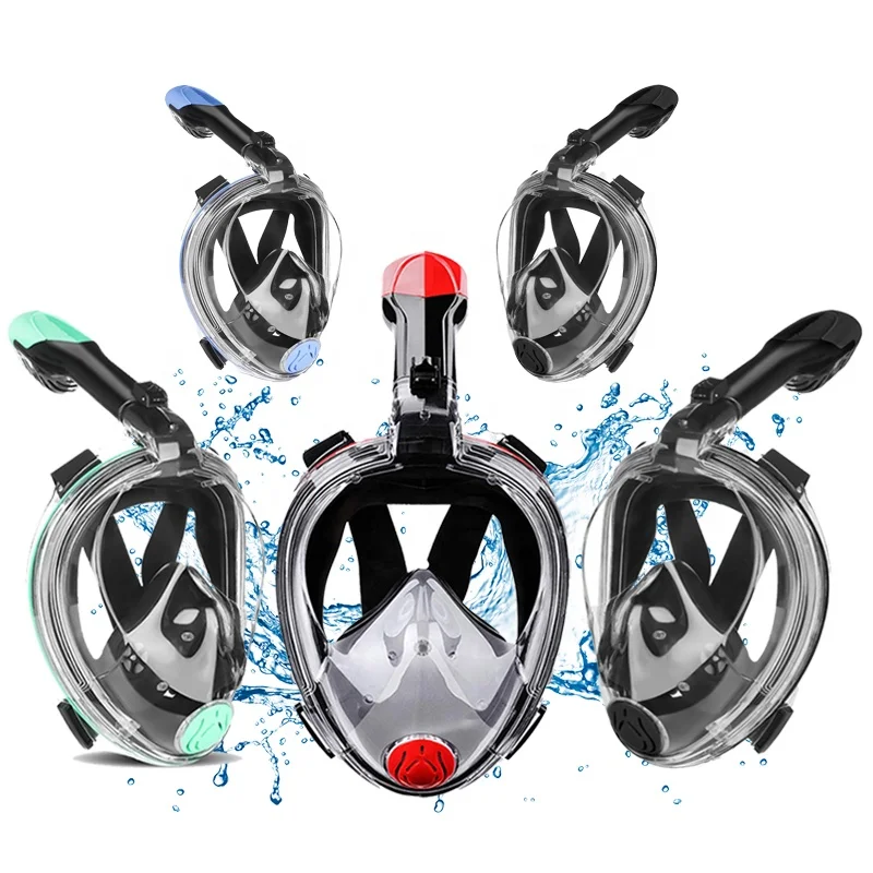 Factory Price Underwater Mask Adult Diving Equipment Full Face Diving Mask Anti-fog Snorkeling Mask