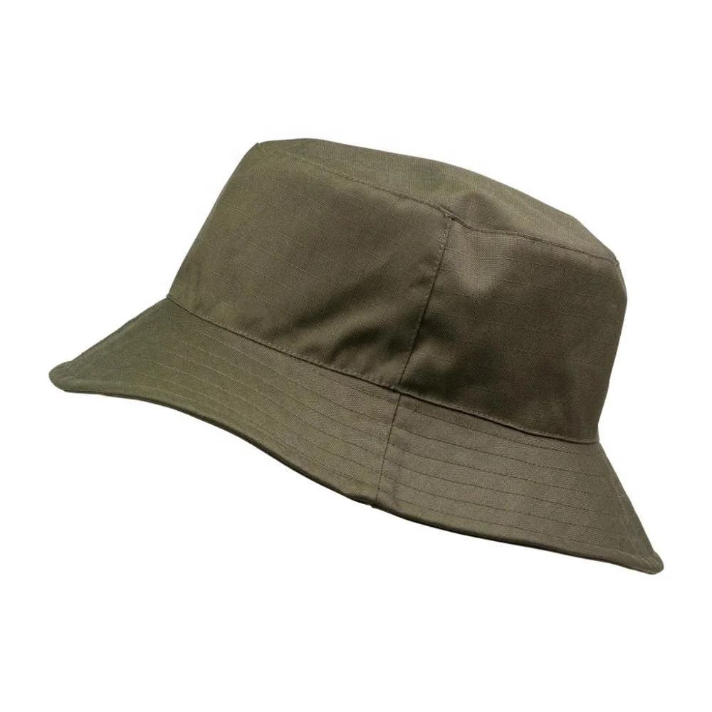 Reversible Military Green Neon Orange Tactical Hunting Camping Bucket Hat Custom Waterproof Outdoor Cap