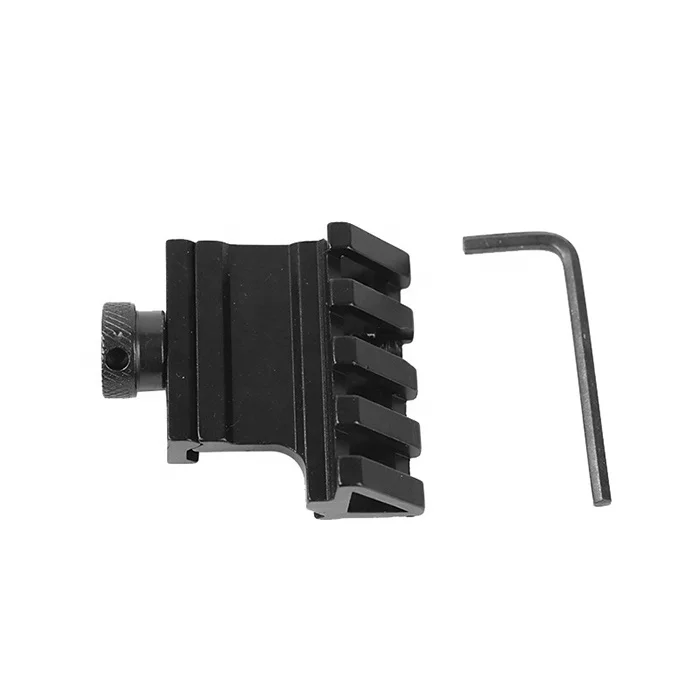Tactical 45 Degree Angle Offset 4 Slot Side Bracket RTS Scope Sight Flashlights Mount