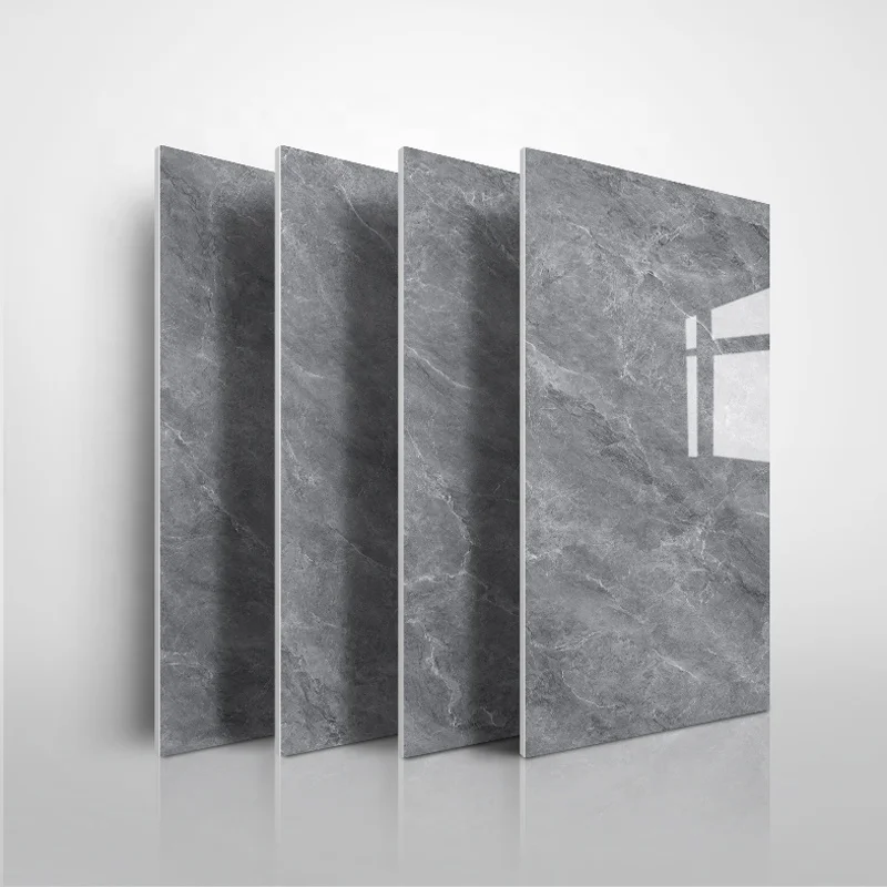 China Oceano Shower Floor Tiles Wall Porcelain Polished Glazed Slab 1500x750 Grey Marble Tiles For Living Room Bathroom