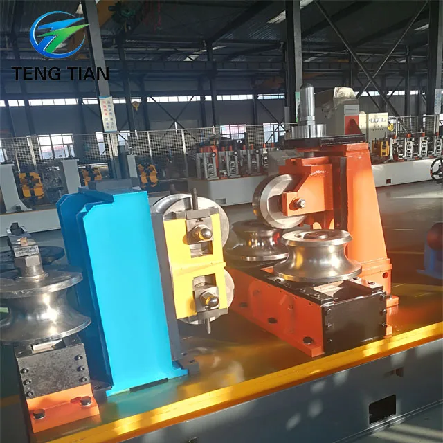 HG140 Carbon Steel Pipe Making Machine Square and Round Tubes Galvanized Steel Carbon tubes making equipment