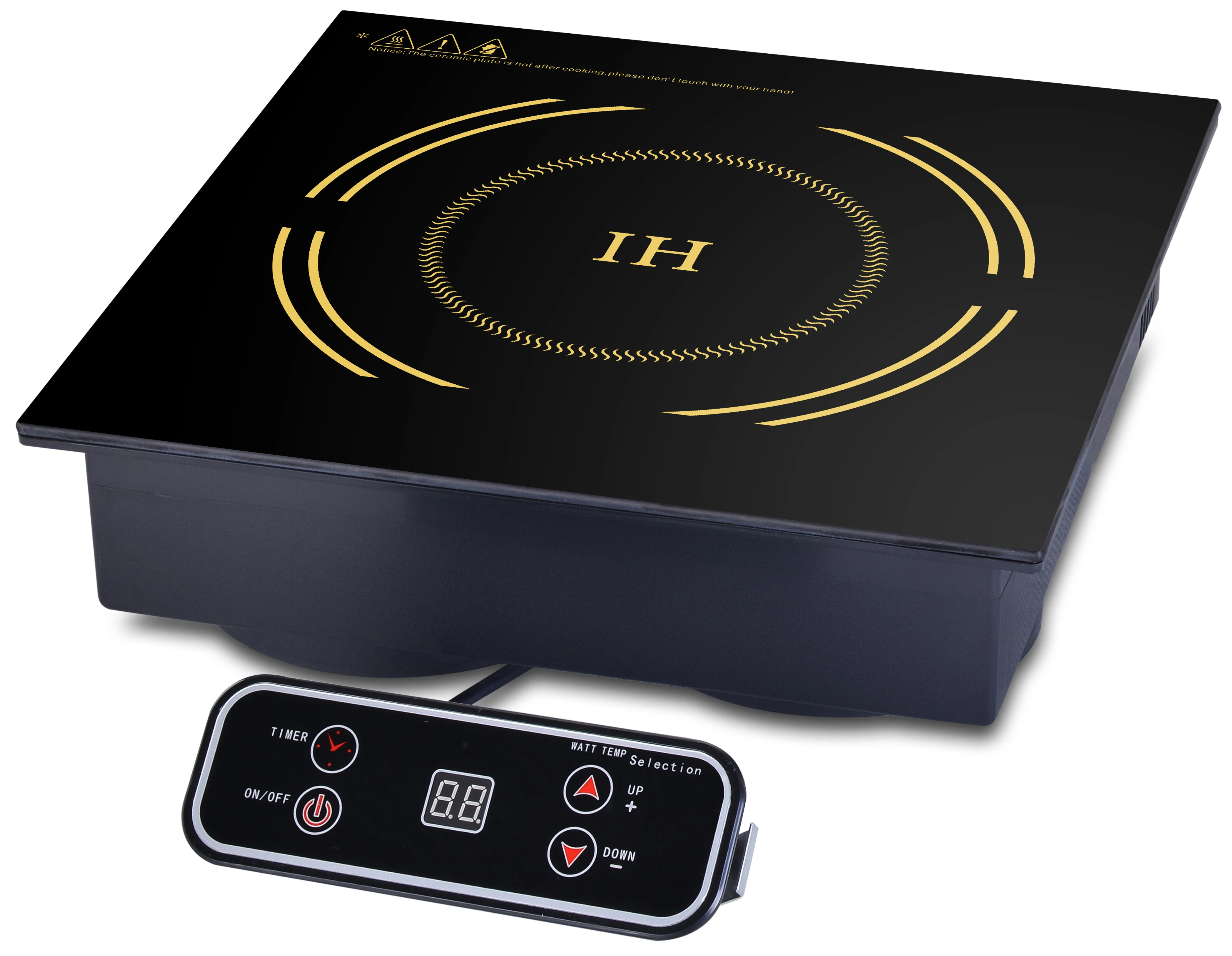 Restaurant Portable Commercial Built in Table Remote Control Hot Pot Heater Electric Cooker Round Stove Induction Cooktop