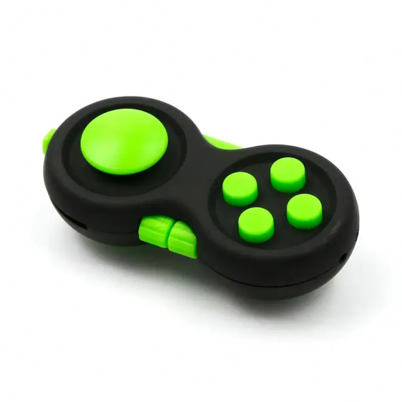 Portable Fidget Keychain Game Pad Silicone Squeeze Toys for Kids Adult Autism Fidget