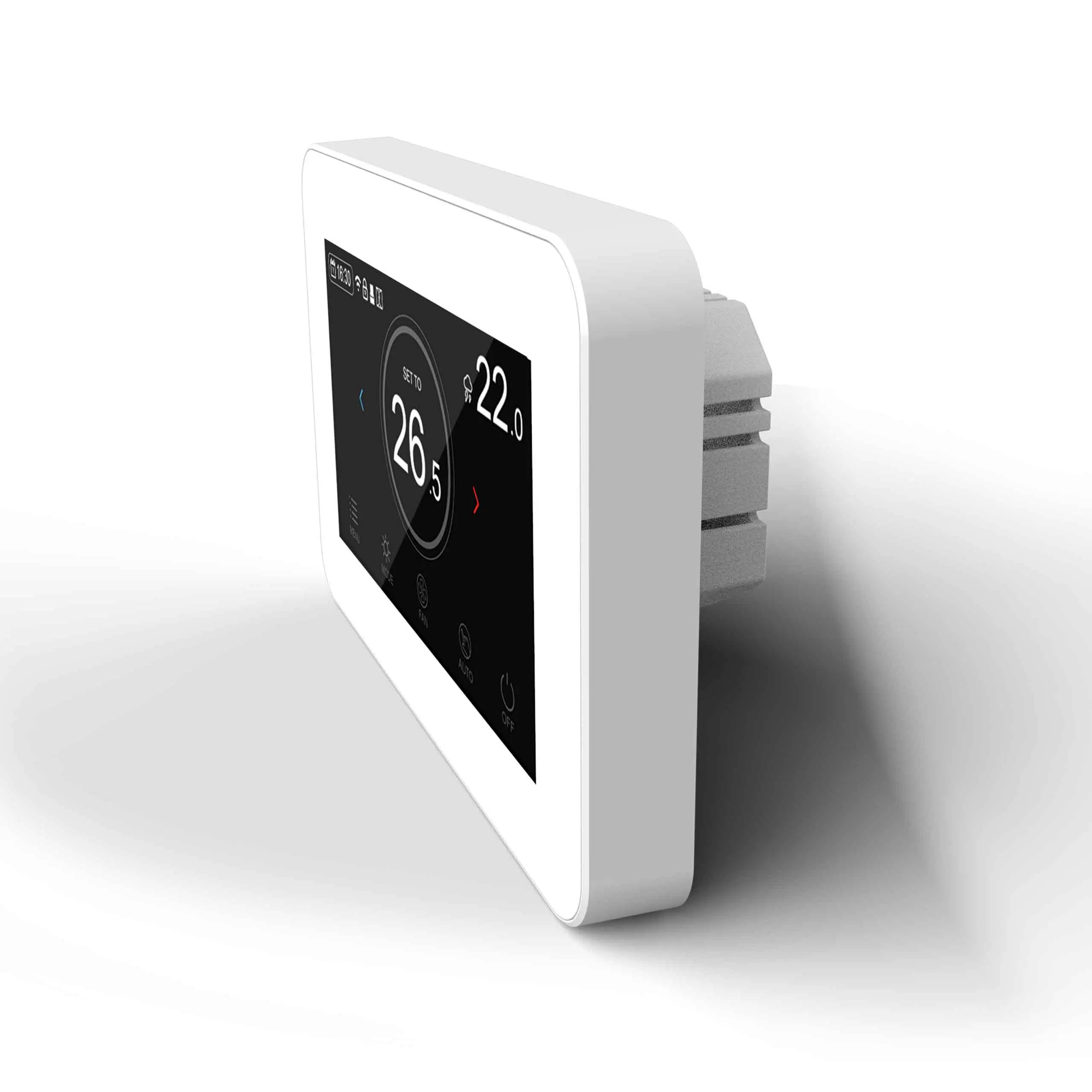 4.3inch Touch Screen Easy Operate 2.4G Tuya WiFi Programmable Room Thermostat for Electric Heating System OEM/ODM  Factory