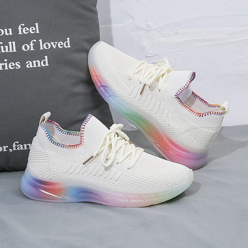 2022 Fashion Wholesale Durable Platform Shoes High Quality Women Sport Shoes Sneakers