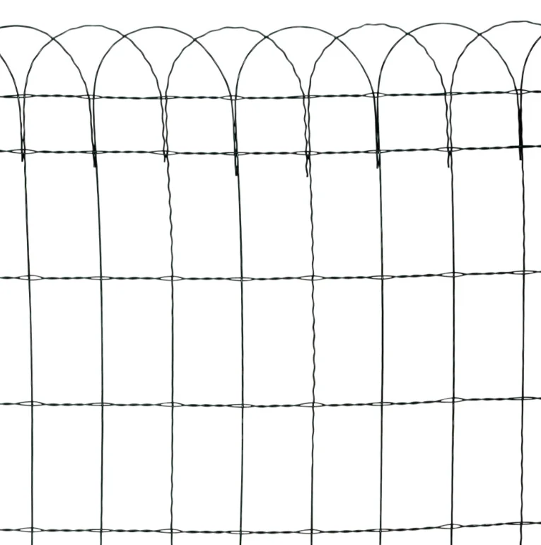 Garden decoration  flower beds Galvanized green fencing net iron wire mesh garden fence Border Fence