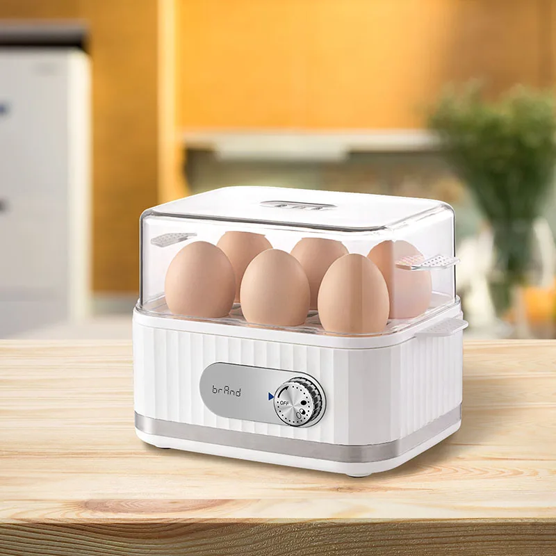 Rapid Egg Cooker Electric 1 to 6 Eggs Capacity, Soft, Medium, Hard Boiled,  Egg Poacher With Auto off