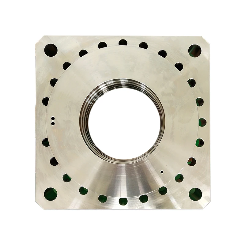 Stainless Steel square Forged Flanges Hot Press Forging Parts