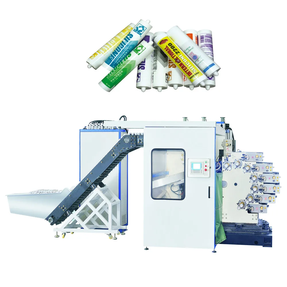 Factory direct selling high quality 6 color tube PE tube printing machine offset printing machine