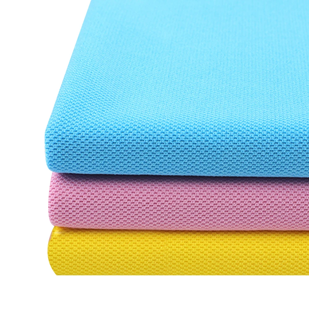 Wingtex Wrinkle Resistant Soft Pique Interlock Polo Shirt Fabric Custom