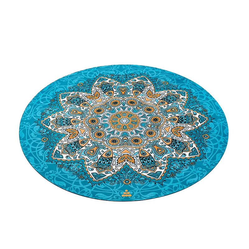 Eco Pilates Yoga Round Circle Mat Meditation Yoga Mat For Women