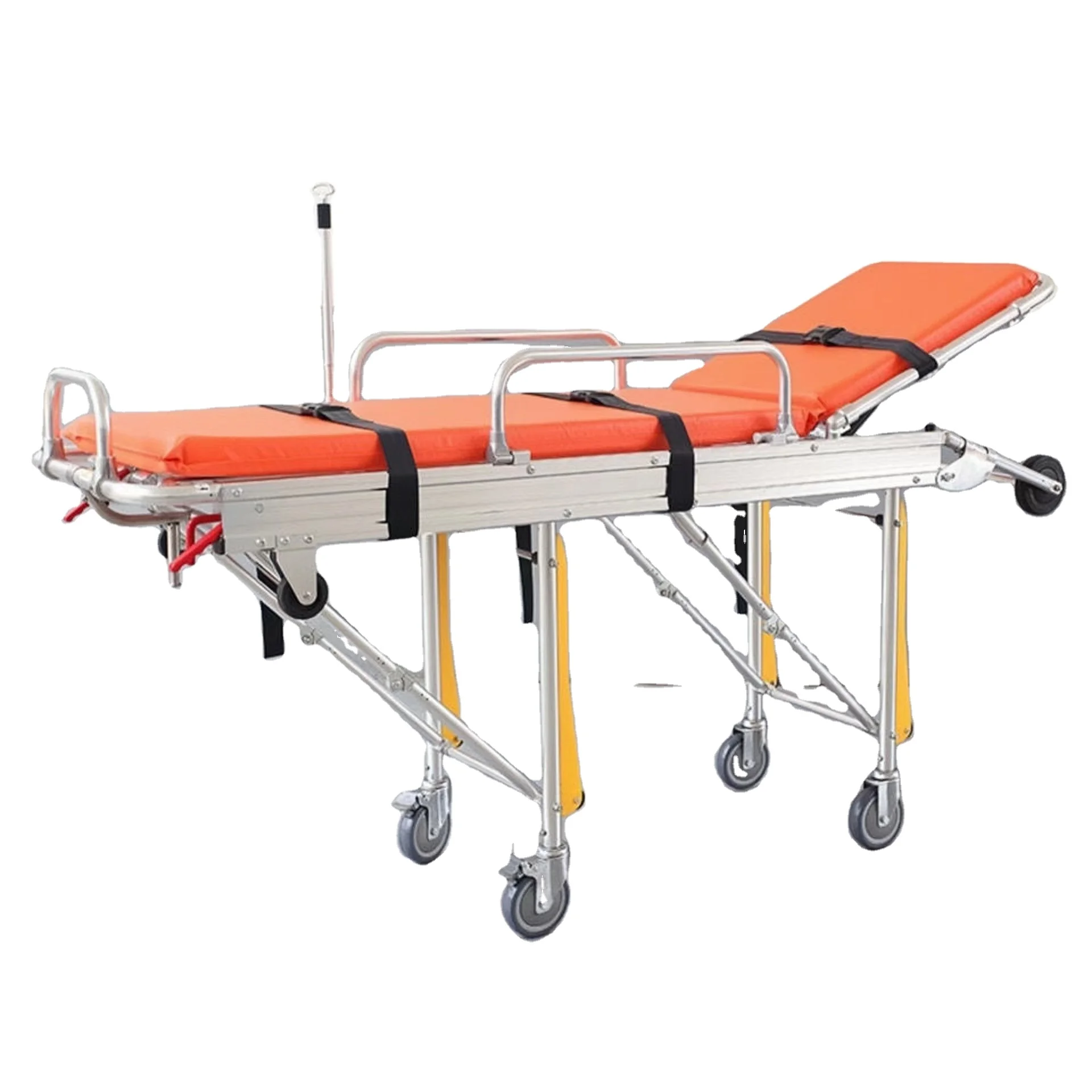 Multifunctional Emergency Rescue Stretcher for Hospitals First Responders Car Ambulance Stretcher with Steel Metal Materials