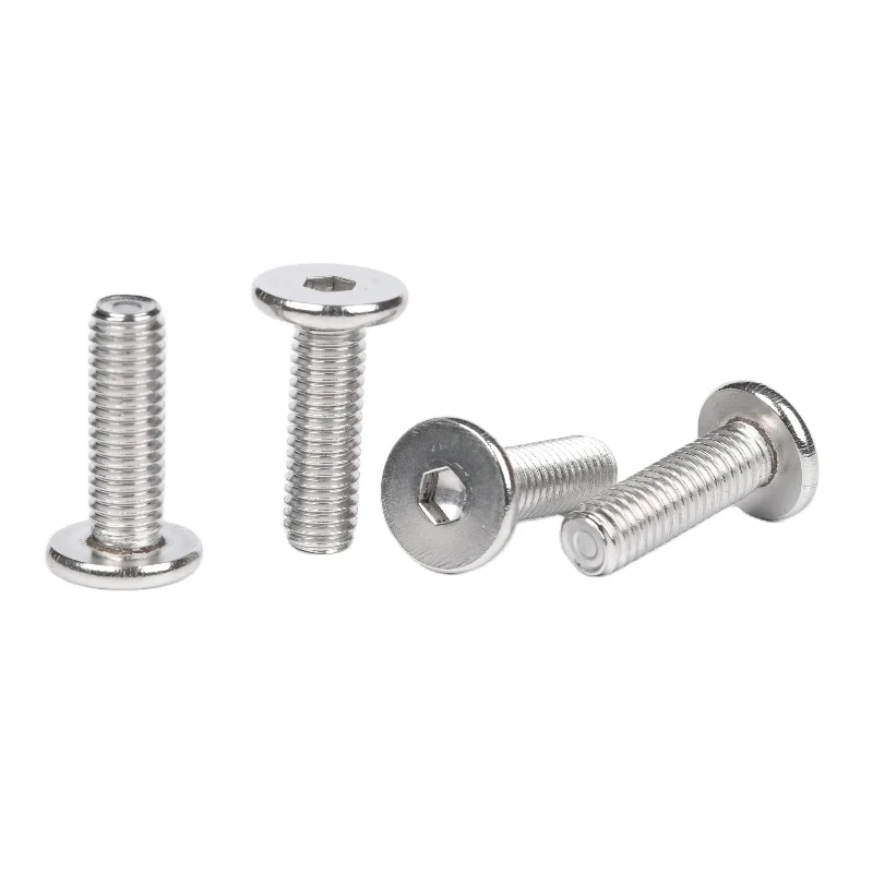 Customizable DIN 7991 Socket Countersunk Cap Screws Various Sizes Threads Black Oxide Titanium Plastic Binding 10mm M4-M10