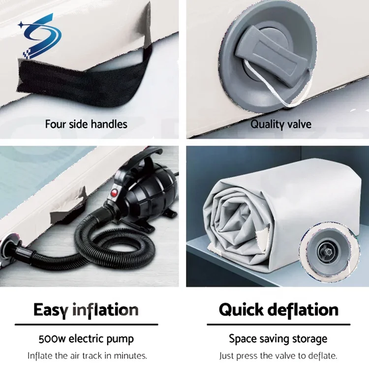 Yoga Home Gymnastics Exercise Training Air Track Roller Cylinder Cheap Prices Black Gymnastics Fitness DWF Inflatable Air Barrel