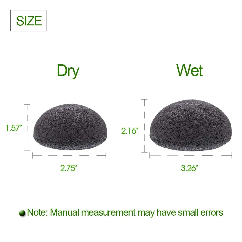 
Spong 4 Fac Bio Box OEM Big Diy Usa Tear Body Konjac Sponge Set 