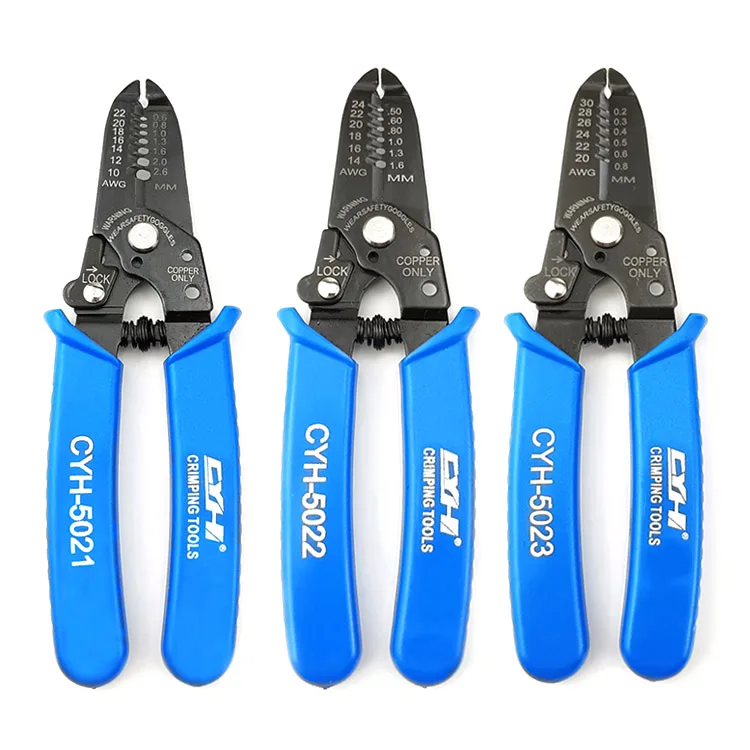 automatic cable stripping tool Cable Cutter Wire Stripper Plier 0.6-2.6mm 0.5-1.6mm 0.2-0.8mm