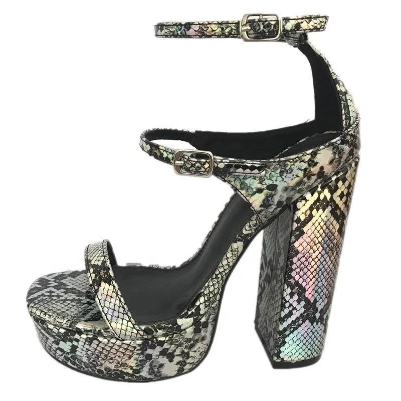 
2021 matellic platform high heel Sandals 