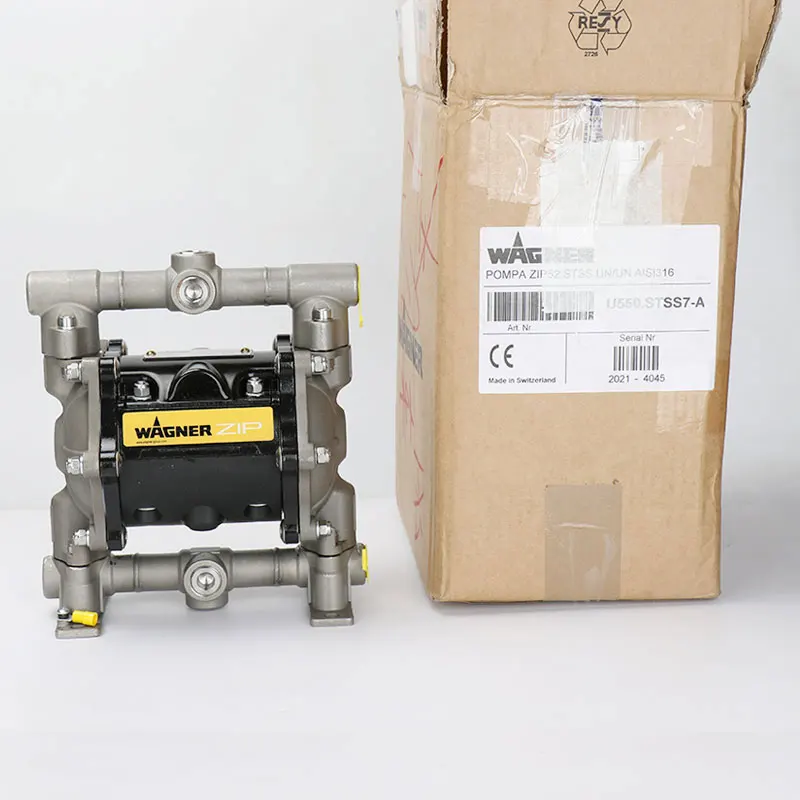 Wagner Zip 52 (u550.sts7) воздушные насосы из нержавеющей стали Bomba de aire Zip52 пневматический мембранный насос краски