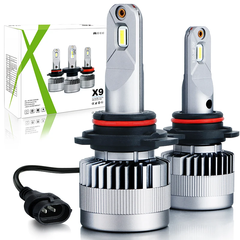 X9 9012 led headlamp headlight small size car bulb high beam 12v 24v super bright