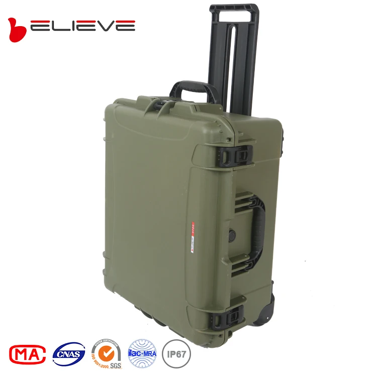 Protective plastic equipment case Tool Box with Foam Carrying case with wheel Tool Case