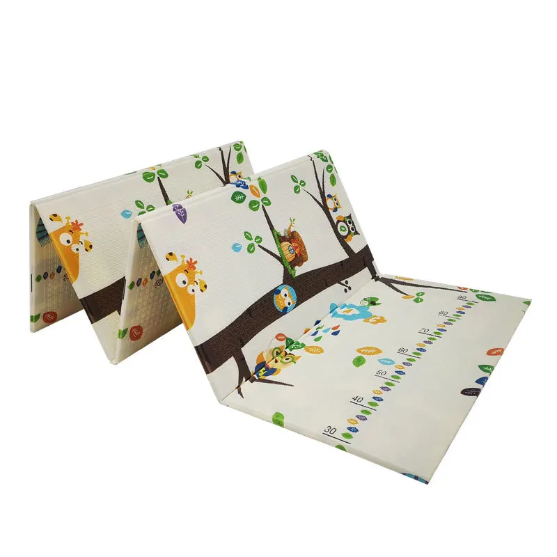 200x180cm Foldable Cartoon Baby Play Mat XPE Puzzle Children Mat Baby Climbing Pad Kids Rug Baby Games Mats Children Room Toys