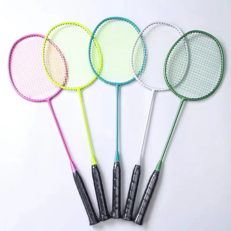 High quality carbon graphite badminton racket light weight 32 LBS racket professional competition