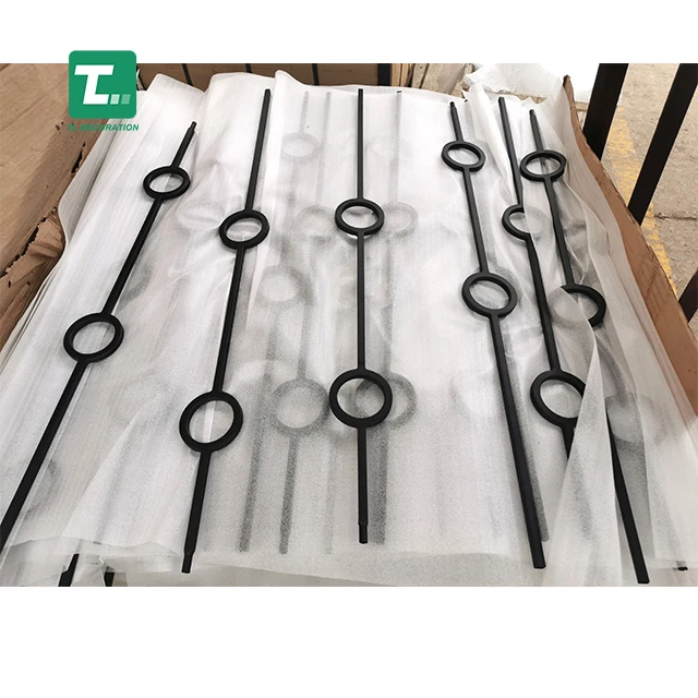 TL Professional Factory Double Ring Baluster Hollow Tube Steel Stair Iron Spindle