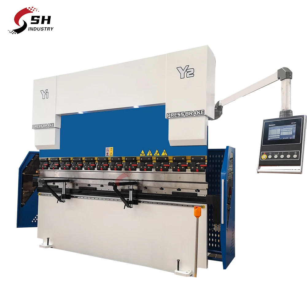 CNC DA53T 4+1 Axis Brake Press Machine Press Break for Metal Sheet Bending and Folding WE67K 250T/3200