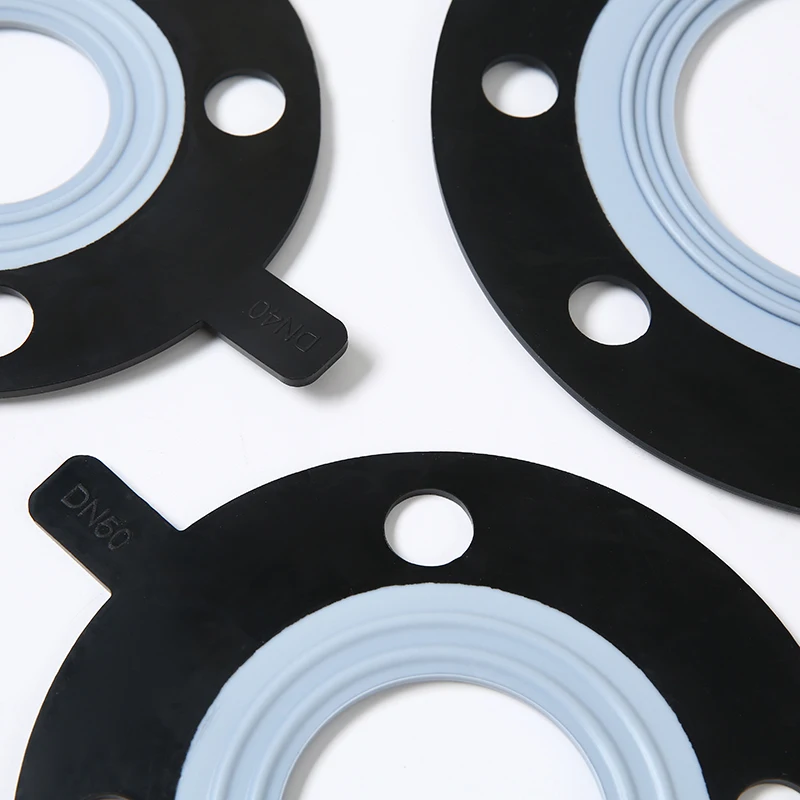 25A teflon ptfe coating full face flange gasket JIS STANDARD JIS 10K PVC/HP-PVC flange gasket