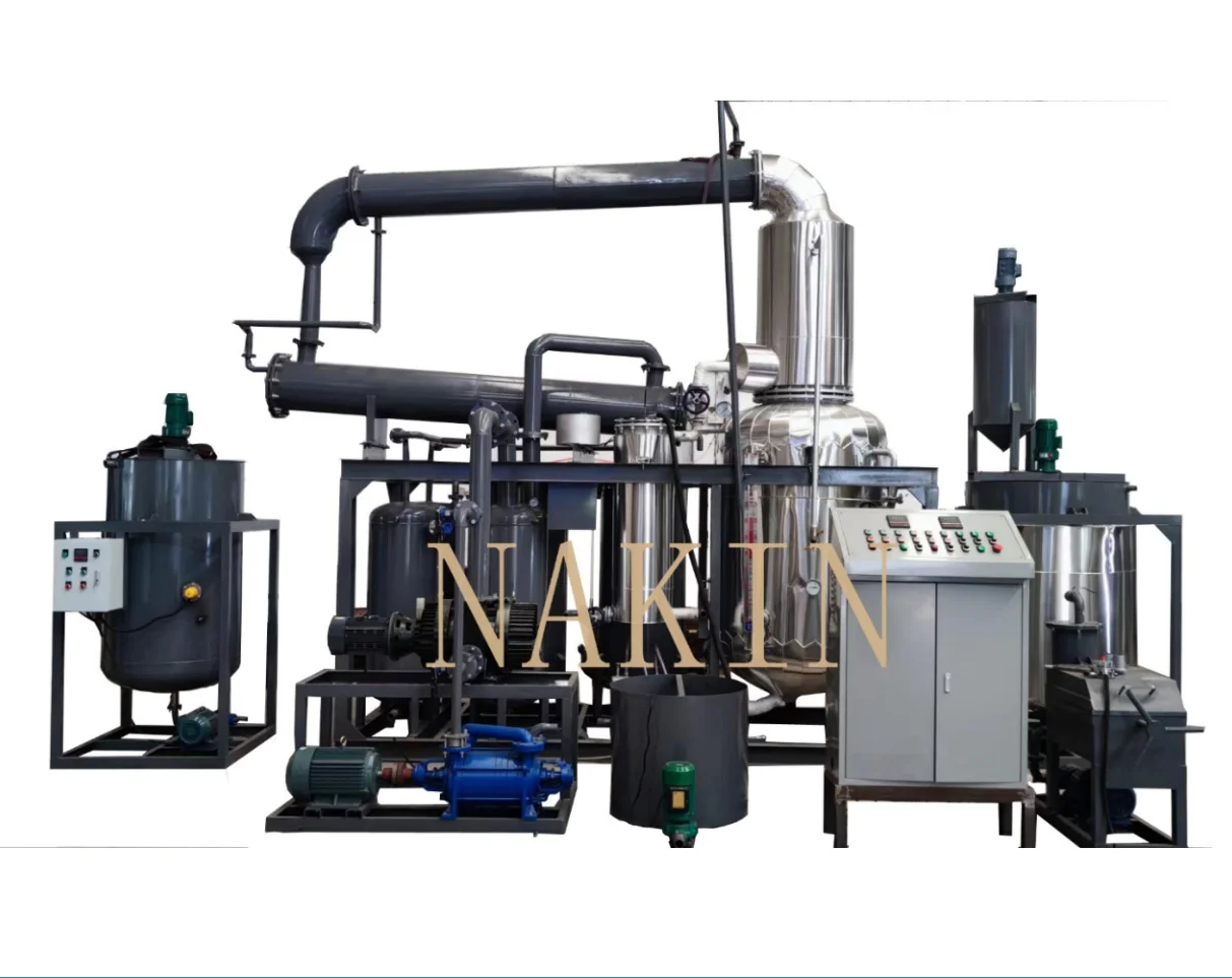 2024  Hot Sale High Efficient Black Oil Regeneration to Base Oil Distillation Machine