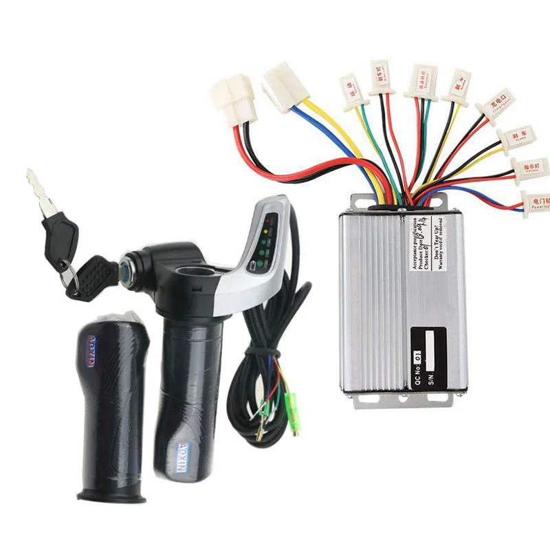 36V 48V 1000W Electric Scooter Tricycle ebike Controller 36 48 Volt 1000 Watts YK33 Brush DC Motor Controller Throttle Set