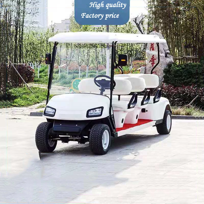 China Brand high quality cheap price sightseeing car electric golf buggy KEPLER model A 6 seats golf cart for sale
