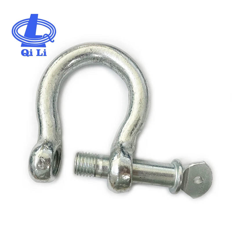 Wholesale High Quality Galvanized European Type Hook Clip  Alloy Steel Bow Shape Bow Shackle