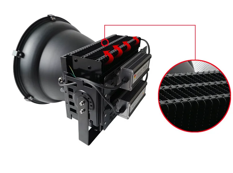 1000W high quality IP65 aluminum reflector hanging explosion proof bay