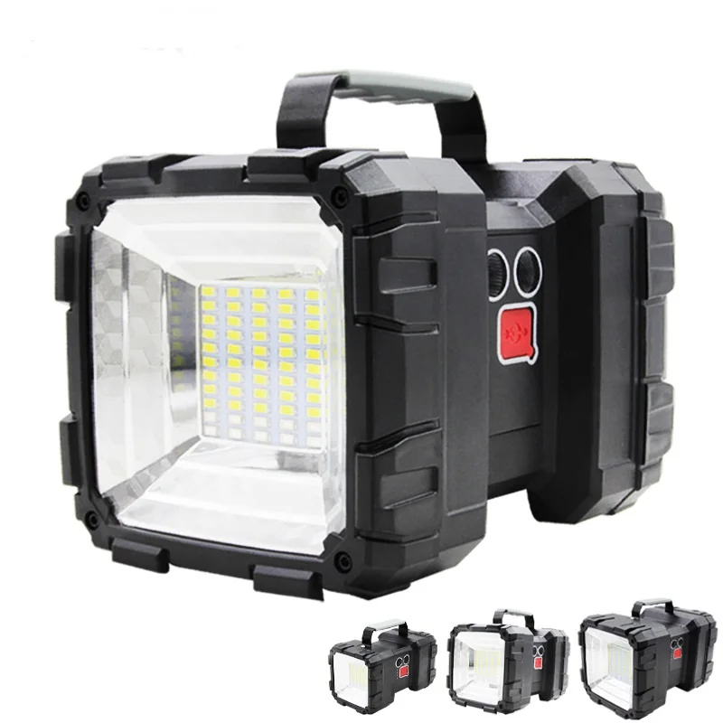 10000 Lumens Waterproof Super Bright USB Rechargeable 4 Mode Xhp70 Double Head Handheld LED Working Light Search Flashlight