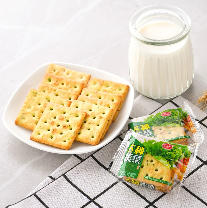 Factory Wholesale Children's Baby Colorful Vegetables Flavor Animal Shaped Biscuits