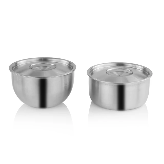 Stainless Steel Salad Bowl With Covers Lunch Box Fruit Food Storage Container Dinnerware Kitchen Tool