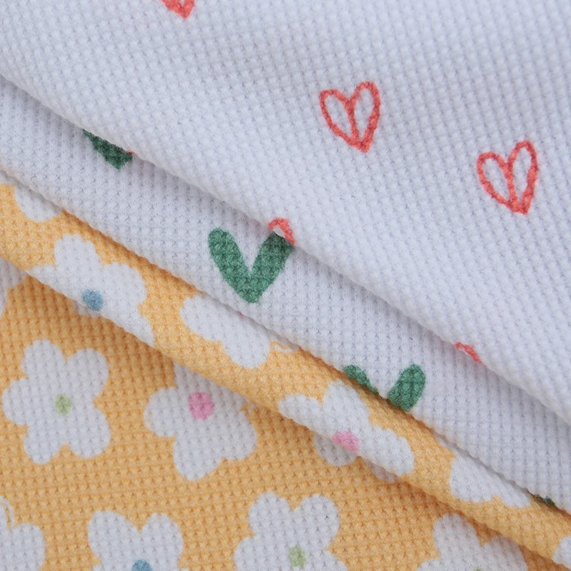 Wholesale Customized Long Sleeve Bodysuit New Lovely Print Baby Onesie Button Ruffle baby sleep rompers