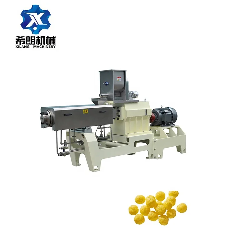 Automatic Puff Rice Snack Food Making Machine Puffed Nutrition Breakfast Food Production Plant