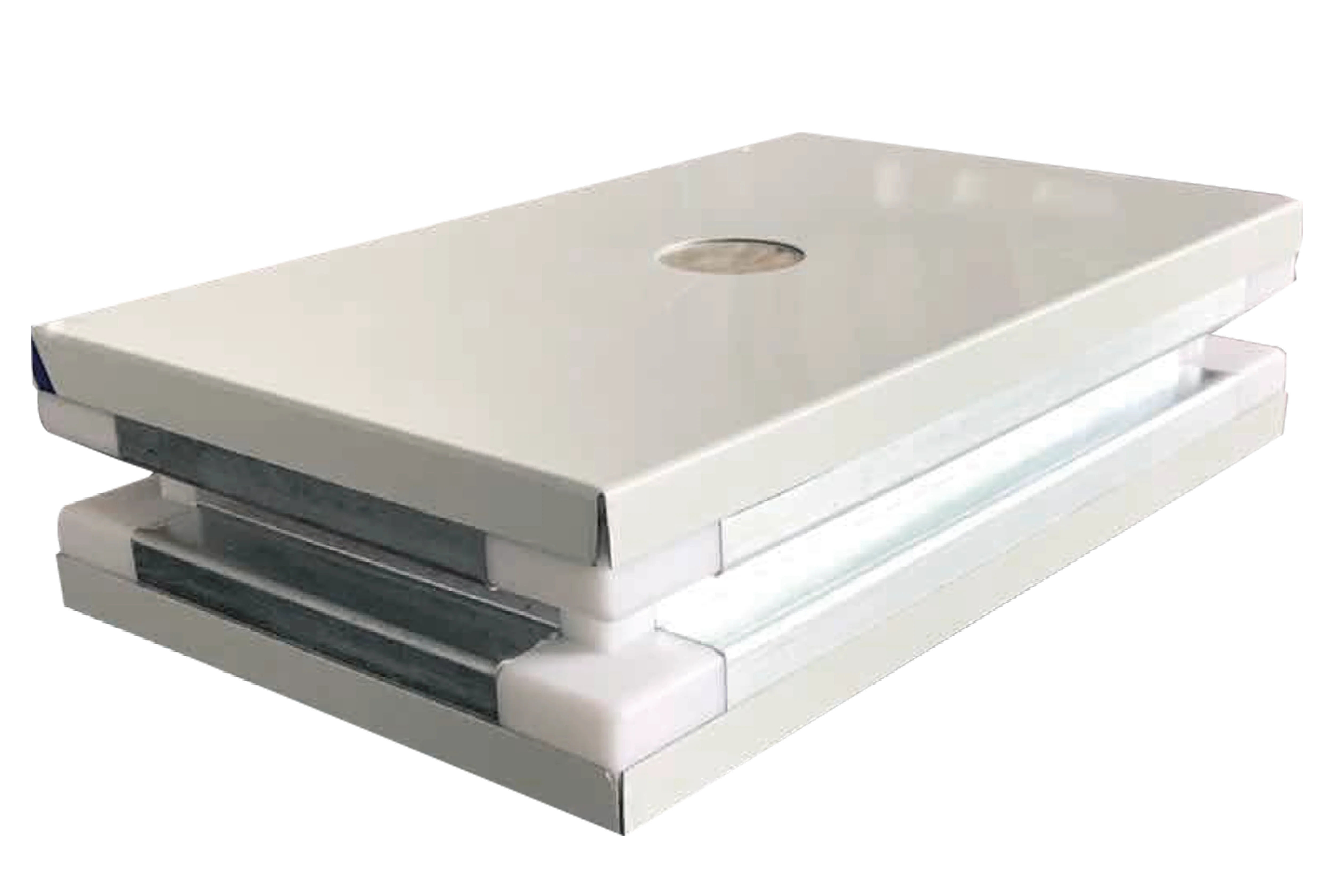 Double steel good performance cleanroom sandwich panels fireproof rock wool sandwich panels