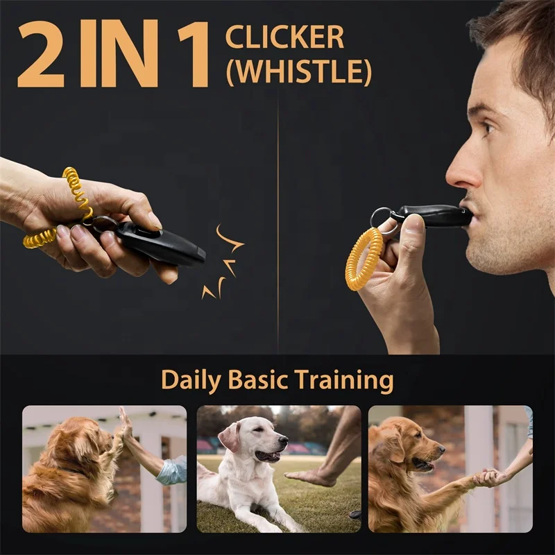 PATPET Shock Collar for Dog IPX7 Waterproof Clicker USB Electric Dog Training Collar with Remote 600m 900m