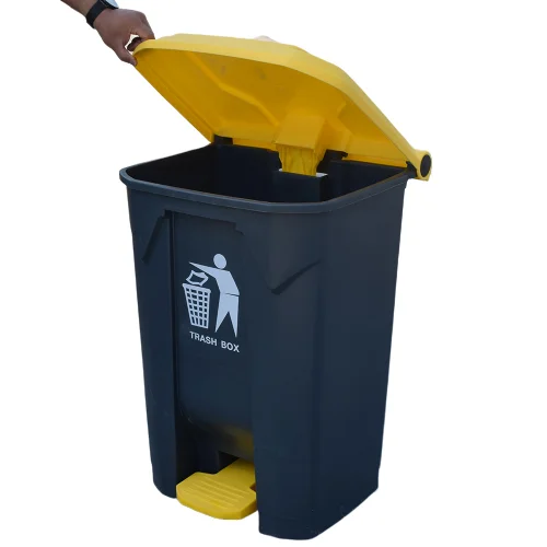 Wholesale 20L 30L 50L 80L  gallon waste container plastic trash can with pedal Kitchen office resteunt bin