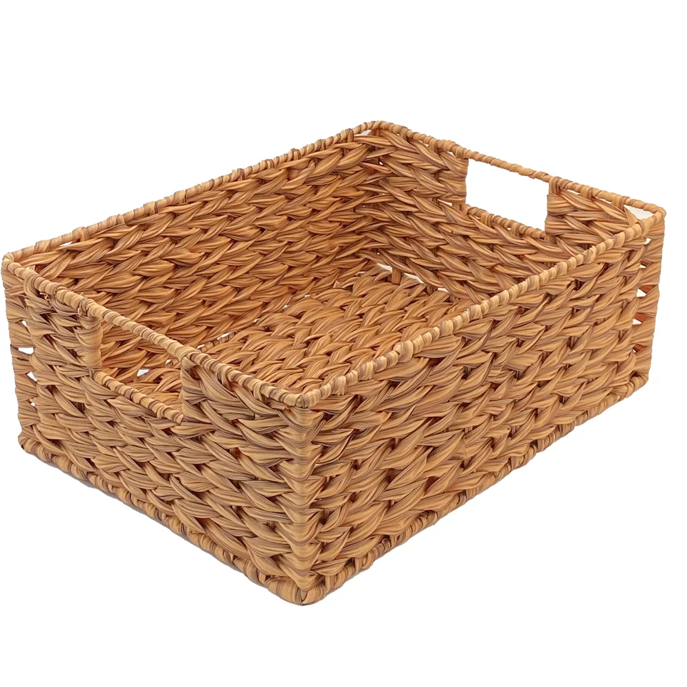 1pc huangtu-Nordic style  handmade bamboo rattan baskets home decor custom factory,custom basket storage storage baskets