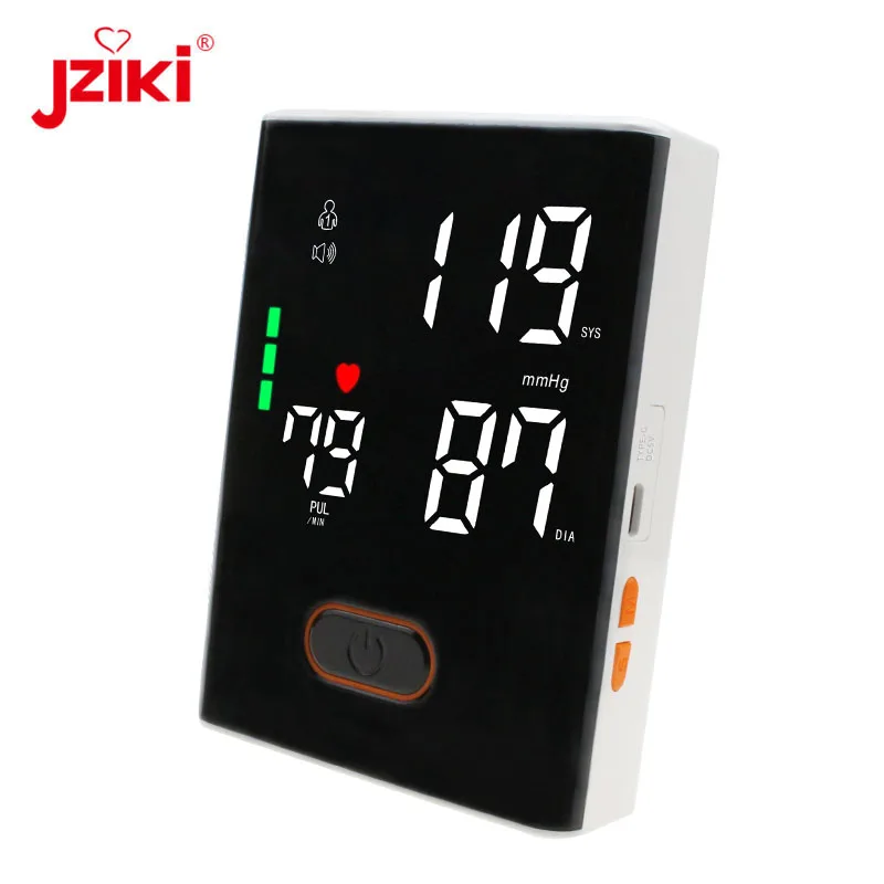 High Quality Portable BP Monitor Smart LED Digital Blood Pressure Meter Electric Power Factory Upper Arm